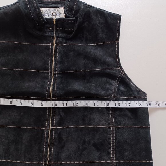 Skotts Washable Suede Zip-up Vest - Picture 12 of 15